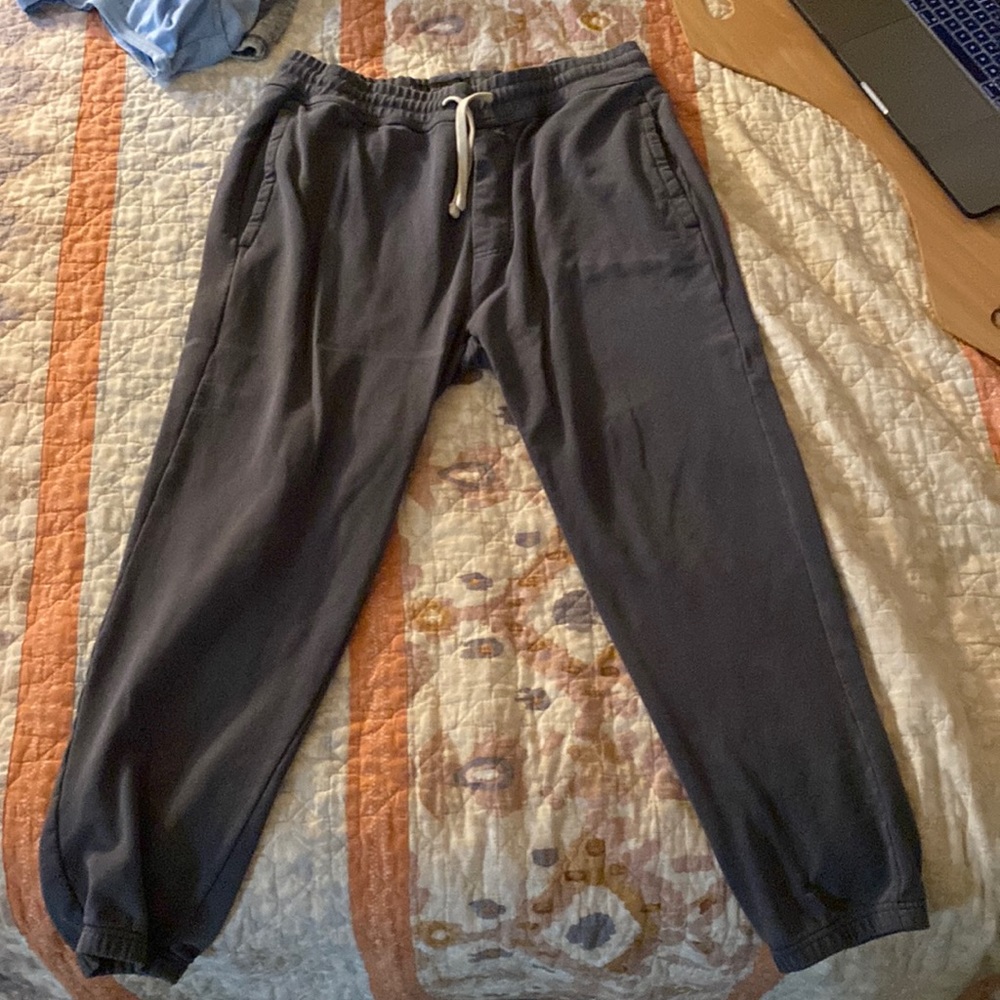 Sweatpants, Gray, Large